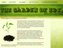 Tablet Screenshot of gardenofeden.co.nz